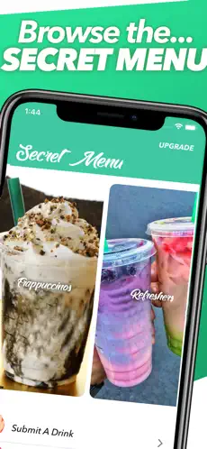 Screenshot 1 Menú secreto para Starbucks iphone