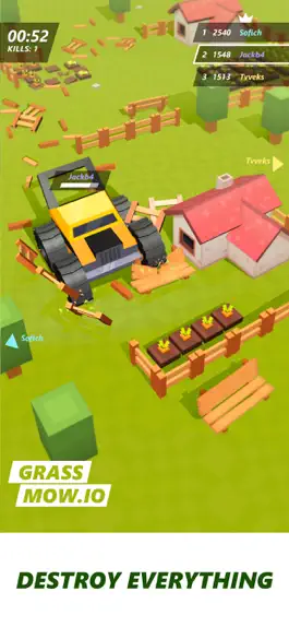 Game screenshot Grass mow.io - last lawn mower apk