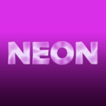 6 Animated Neon Stickers