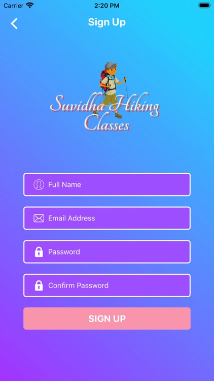 Suvidha Hiking Classes