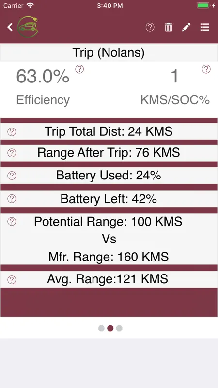 My EV App - Easy EV Logging screenshot 4 of 5