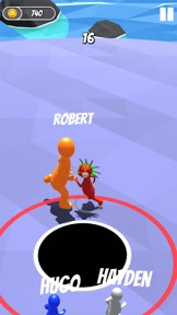 Fun Race Color Hole Party 3D screenshot