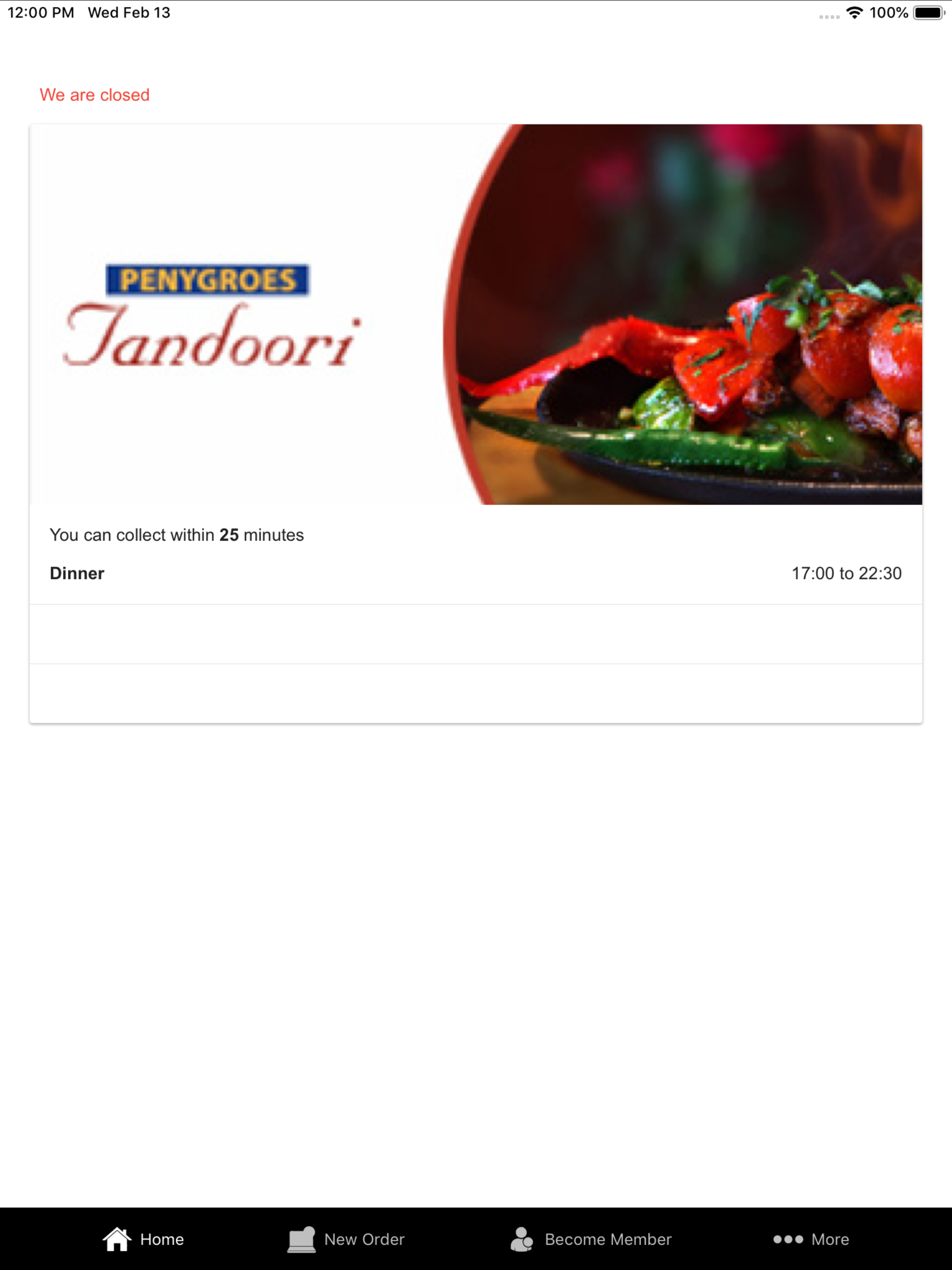 Penygroes Tandoori screenshot 6