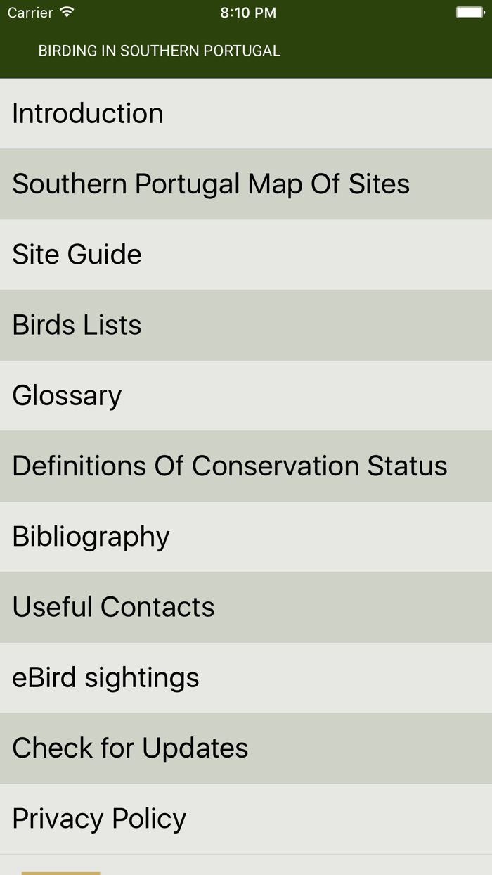 Birding in Southern Portugal