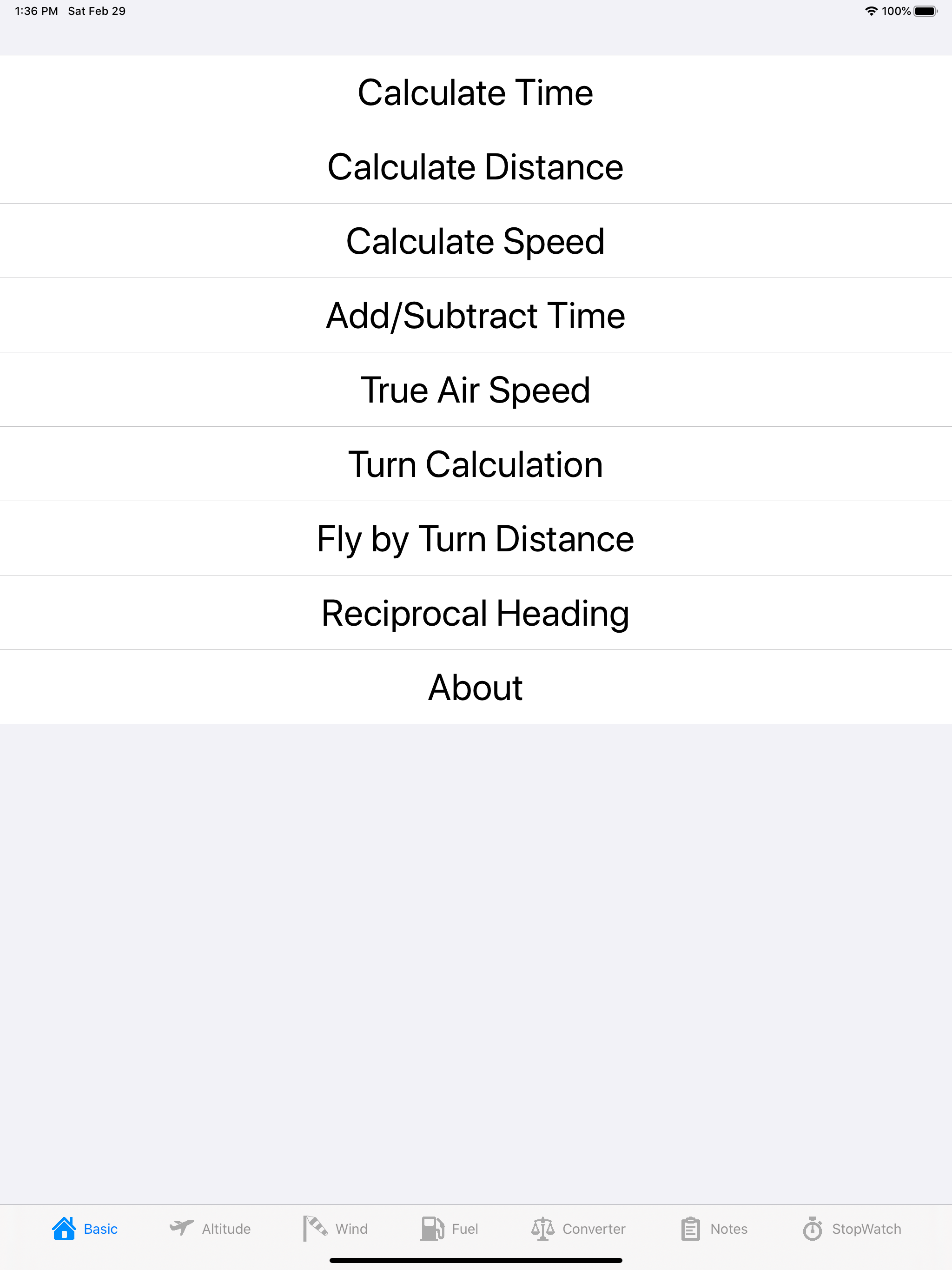 Flight Calculator