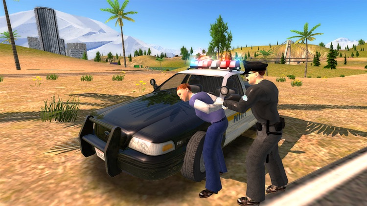 Crime City Police Car Driver