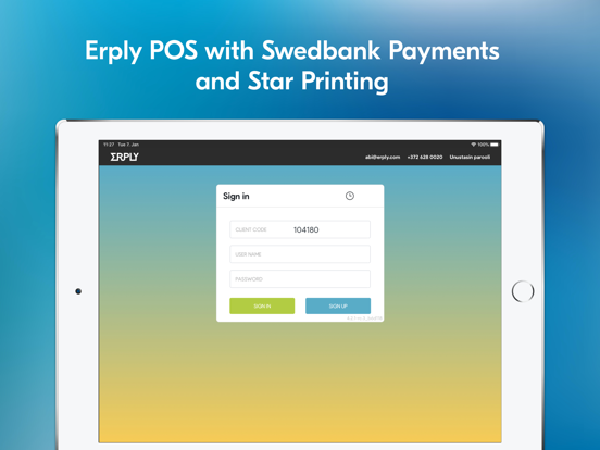 Screenshot #4 pour POS for Swedbank & Star