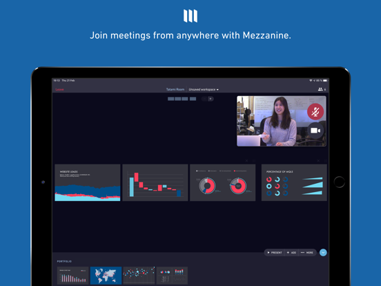 Mezzanine iPad screenshot 1 - Business app