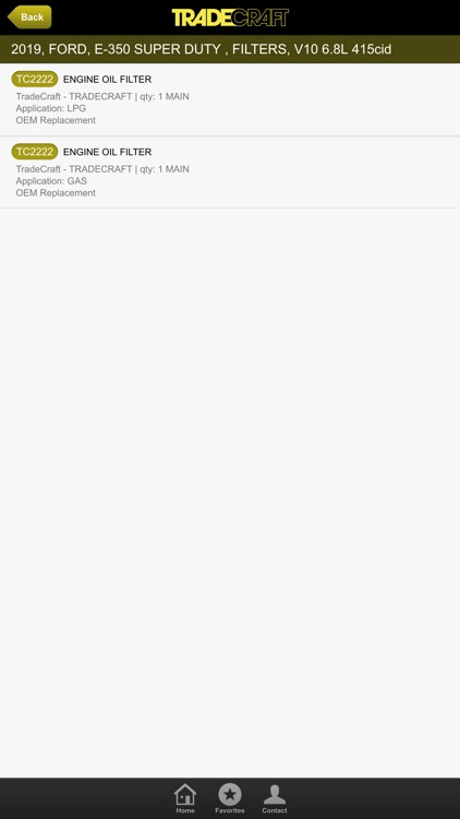 TradeCRAFT Filter Guide