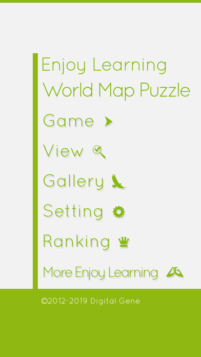 EnjoyLearning World Map Puzzle Screenshot