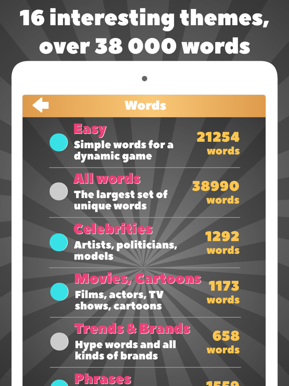 Screenshot #6 pour Alias - party game guess word