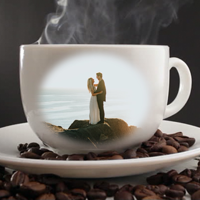 Coffee Mug Photo Frame