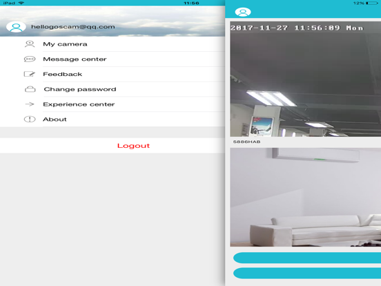 BBCam iPad screenshot