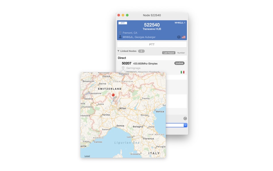 #2. Transceive (macOS) Podle: Island Magic Co.