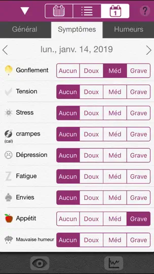 Capture d'écran de IPregnant Lite sur iPhone 7