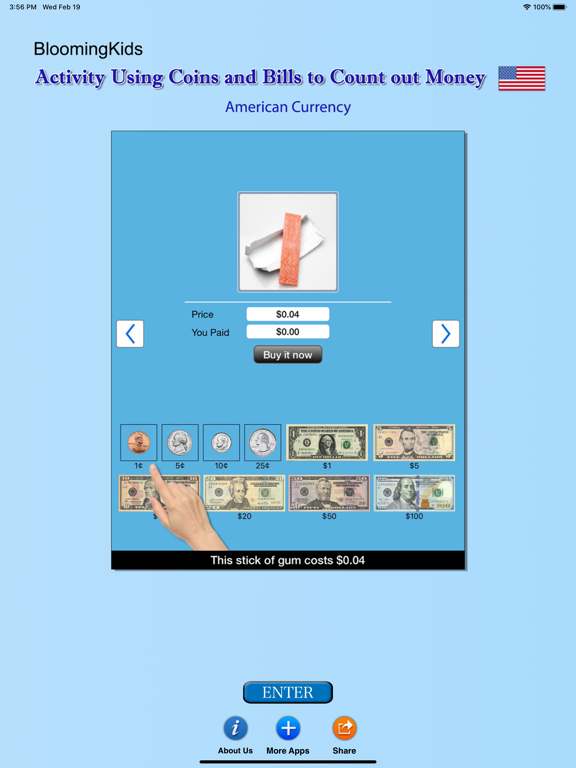 Screenshot #5 pour Activity Coins and Bills USD