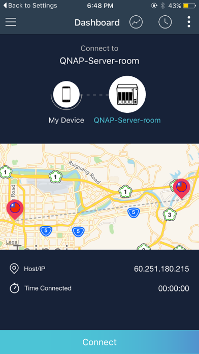 Screenshot #1 pour QVPN by QNAP