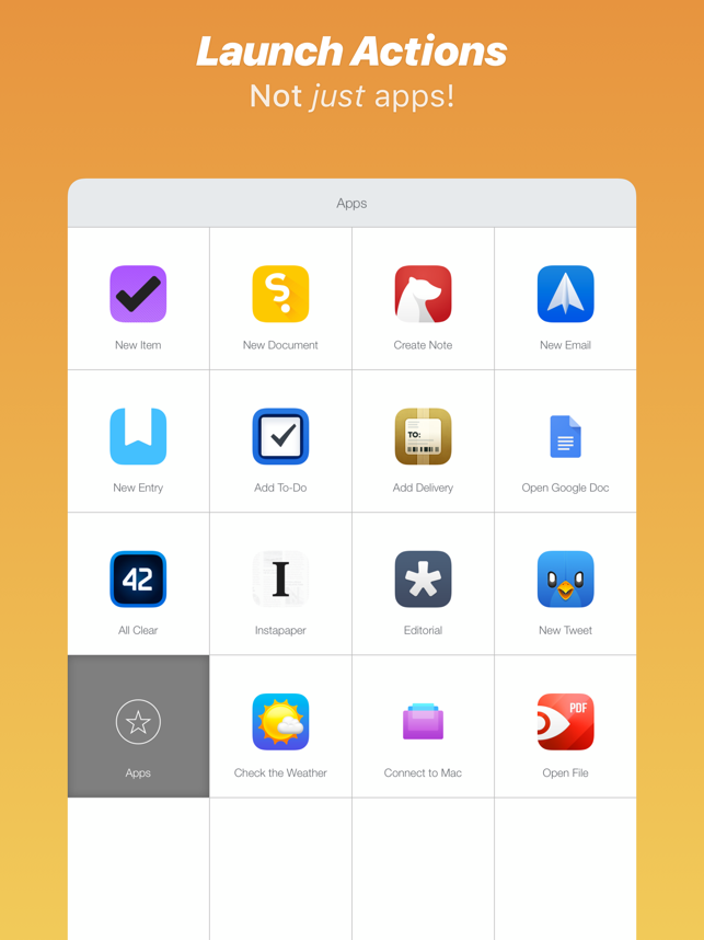 ‎Launch Center Pro - Icon Maker Screenshot