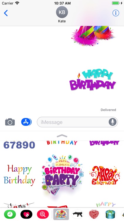 Happy Birthday Stickers Pro screenshot-4