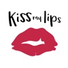 Kiss my lips stickers icon