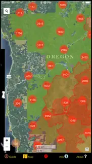 oregon sw mushroom forager map iphone screenshot 2