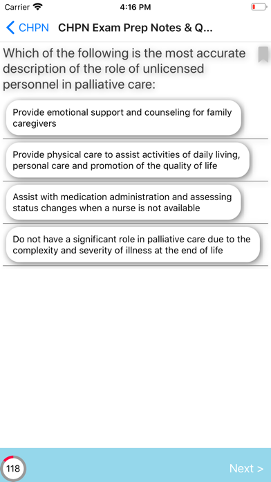 Hospice and Palliative Nurse Screenshot