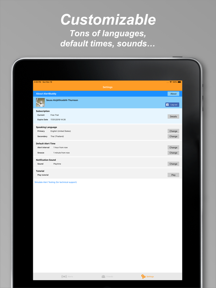 AlertBuddy  Speak and Remind
