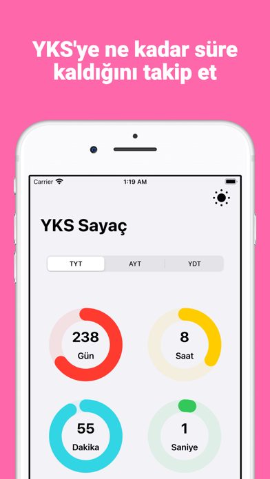 YKS Sayaç ve Widgetのおすすめ画像1