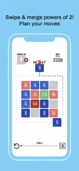 Game screenshot Next - merger with power of 2 mod apk