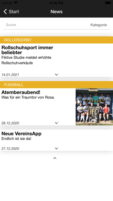 Internationaler FC Rostock Screenshot