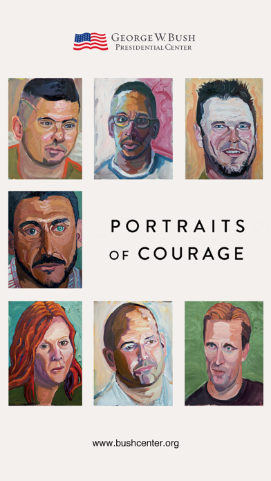 How to cancel & delete Portraits of Courage Exhibit from iphone & ipad 1