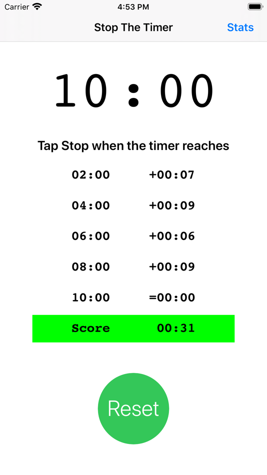 #1. Stop The Timer (iOS) Podle: Jonathan Meikle