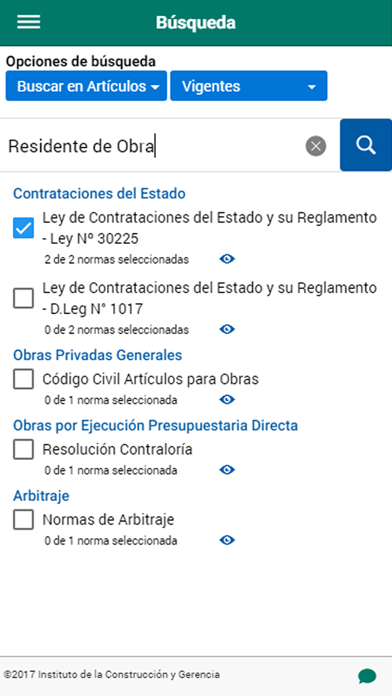 Sistema Legal ICG Screenshot