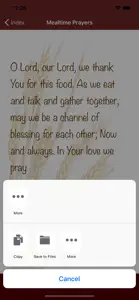 Mealtime Prayers screenshot #4 for iPhone