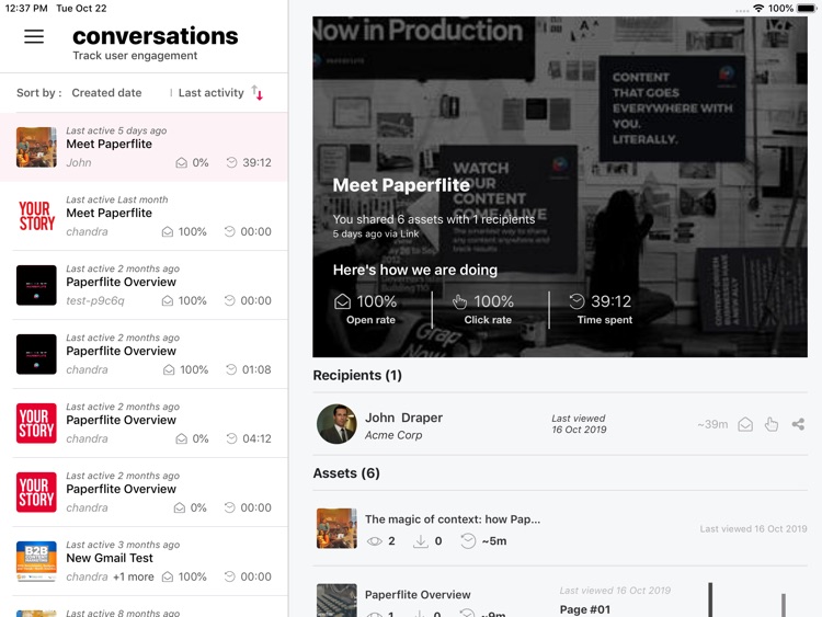 Paperflite - Sales enablement screenshot-3