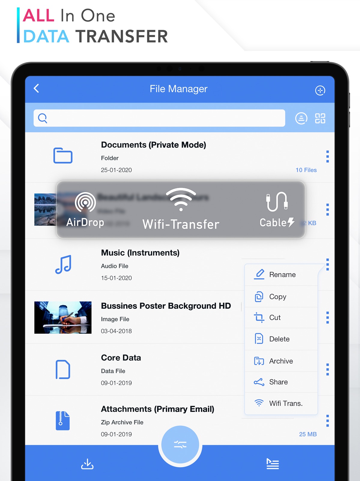 X File Manager ipad screenshot 4