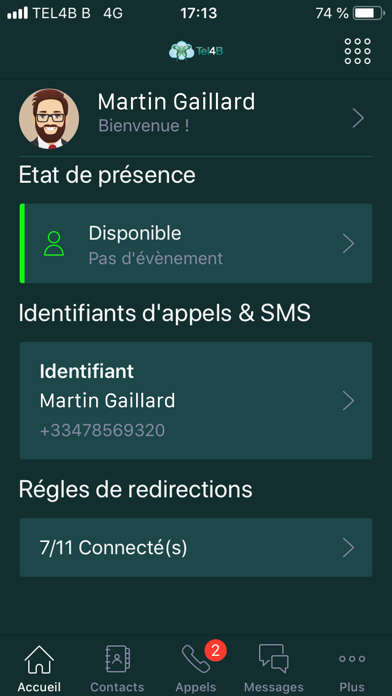 Screenshot #2 pour Tel4B
