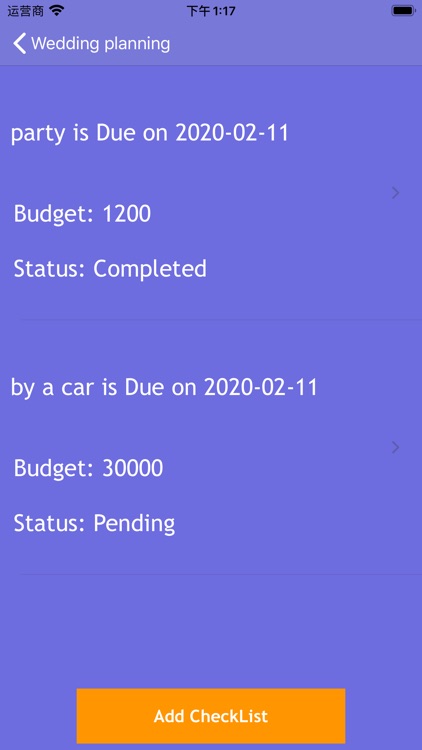 Wedding planning screenshot-3