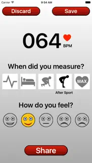 heart rate monitor: hr app iphone screenshot 3