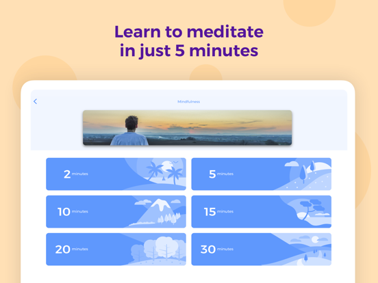 Guided Mindfulness Meditation iPad app afbeelding 2