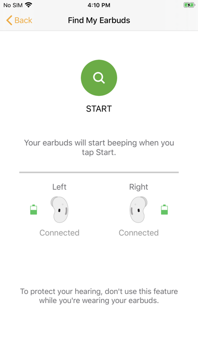 Samsung Galaxy Buds Screenshot