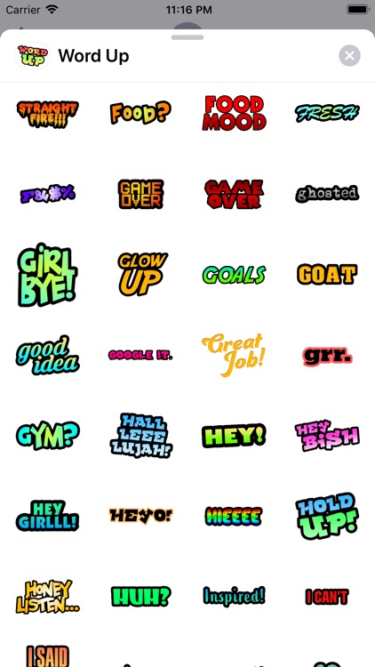 Word Up - Stickers screenshot-4