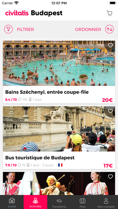 Screenshot #3 pour Guide de Budapest Civitatis