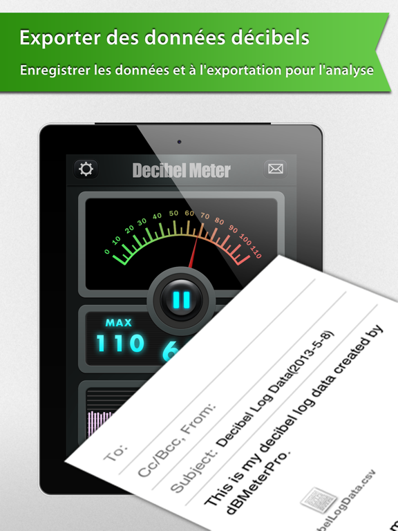 Screenshot #6 pour Decibel Meter Free