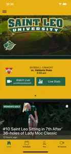 Saint Leo Athletics screenshot #1 for iPhone