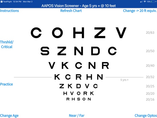 Screenshot #5 pour AAPOS Vision Screening App
