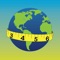Geo Measure It lets you calculate geographical areas and distances on the map