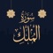 Surah Mulk is Makki Surah