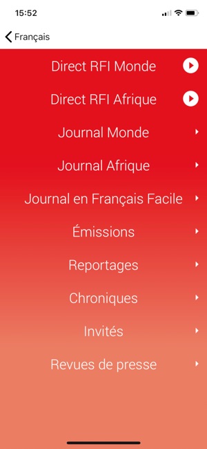 RFI Pure radio dans l'App Store