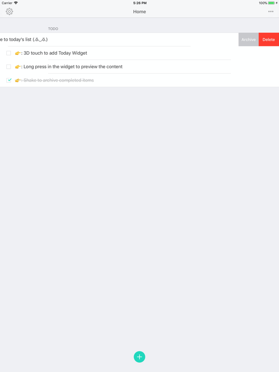Quill - Todo list iPad screenshot 5 - Productivity app